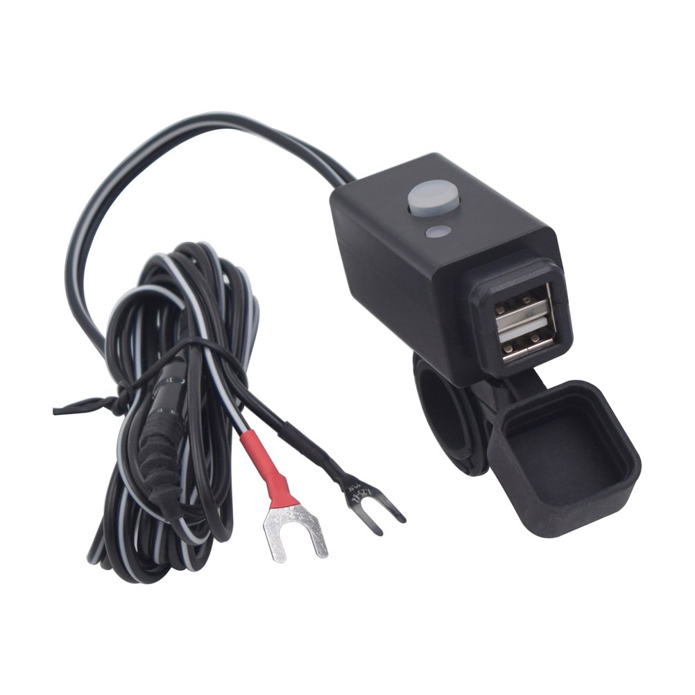 WINOMO Dual USB Steckdose Ladegerät für Auto Boot Motorrad Wasserdicht von WINOMO