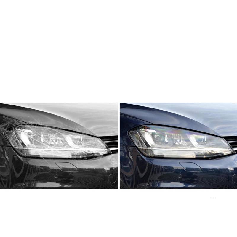 Auto Scheinwerfer Schutzfolie Rücklicht Transparent Schwarz TPU Aufkleber, für VW Golf 7 MK7 2012-2019 Zubehör BlackenedTailight von WINONDE