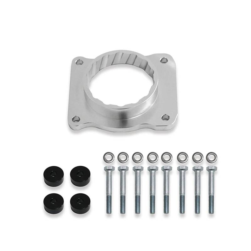 Lanliuhui Store Autozubehör DROSSELKÖRPER-ABSTANDSHALTER for 04-10 Kompatibel mit FORD Kompatibel mit F150 5.4L 05-10 F250 F350 Kompatibel mit SUPERDUTY 5.4L YX02956(Silver) von WINONDE