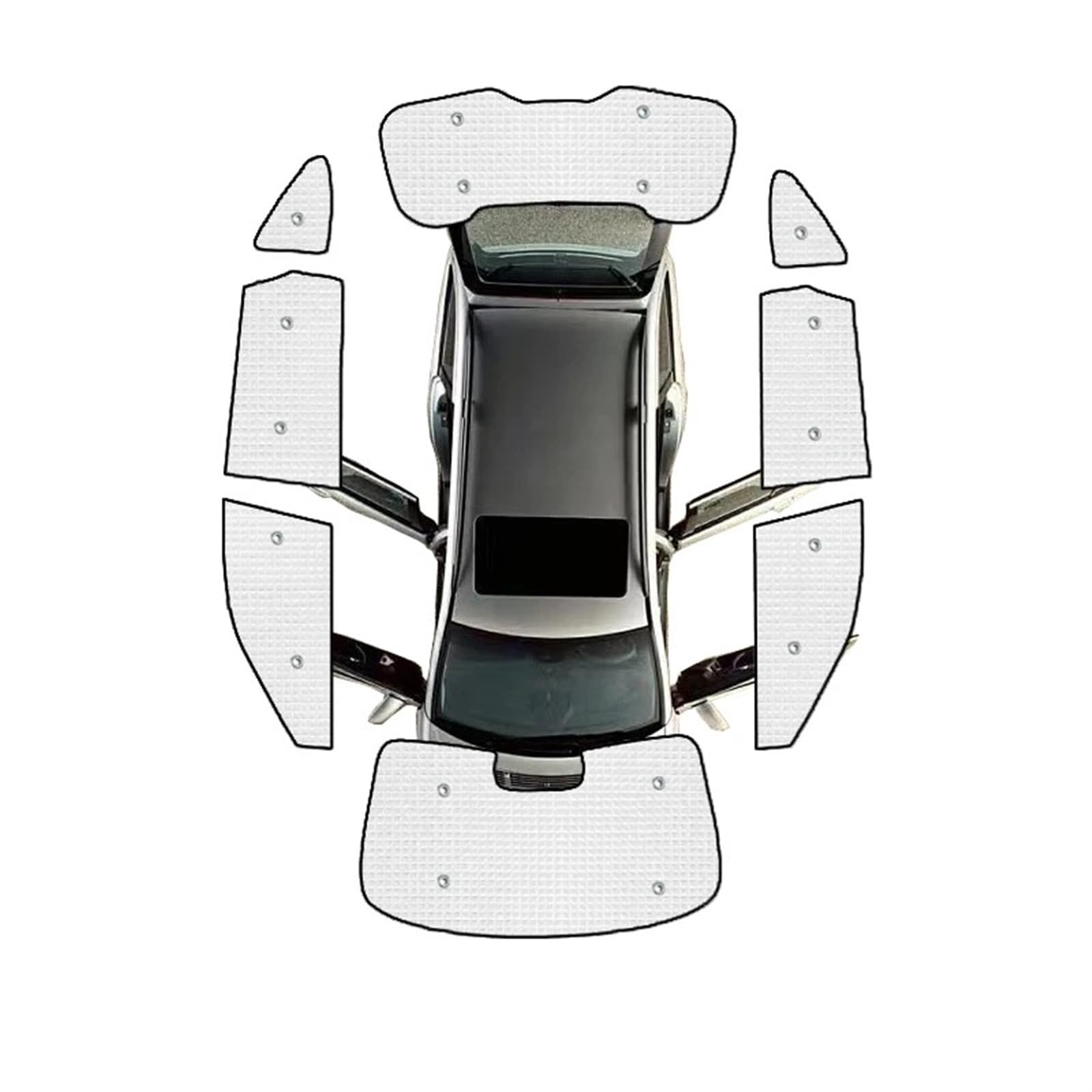 Auto Autofenster Sonnenblende Für Haval F7 2018-2024 Vorhänge An Autofenstern Sonnenschutz Den Sommer Sonnenschutz Fenster Autozubehör Auto-Sonnenschutzabdeckungen Auto Sonnenshutz(All Sunshades) von WINVOX