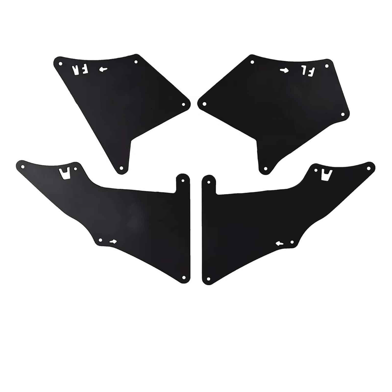 Auto Schmutzfänger Für Toyota Für Land Für Cruiser Für Prado J120 J150 2003-2020 Schürze Dichtung Splash Guards Schild W Clips Für Fender Liner Auto Schlammklappe von WINVOX