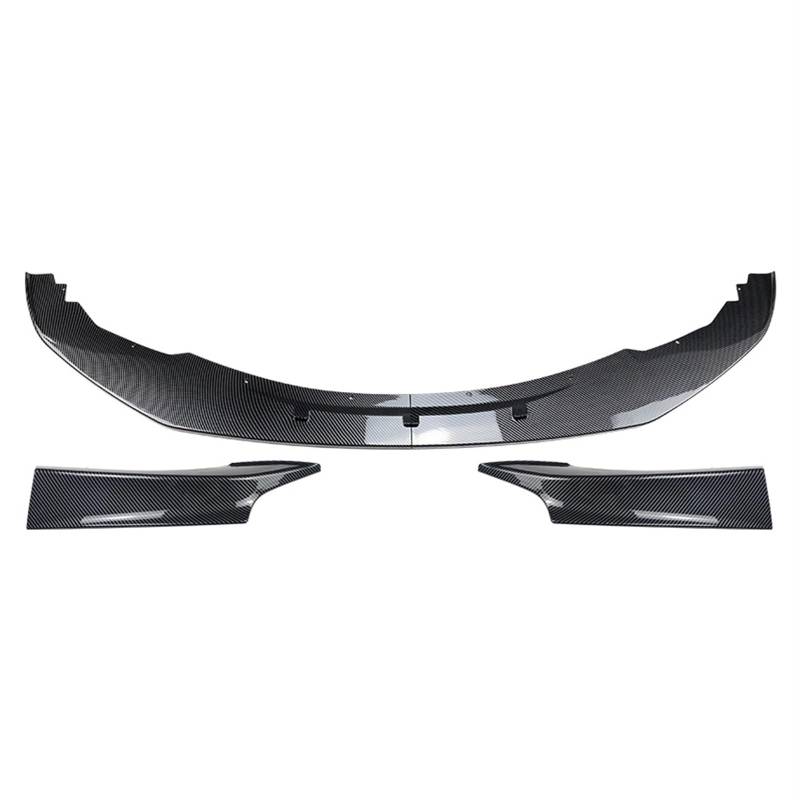 Front Spoiler Lippe Für 1er F20 F21 Sport Style 2012 Bis 2014 Canard Cover Trim Splitter Frontspoilerlippe Gloss Black Carbon Fiber Frontstoßstange Lippe(1 Set Carbon Look) von WINVOX