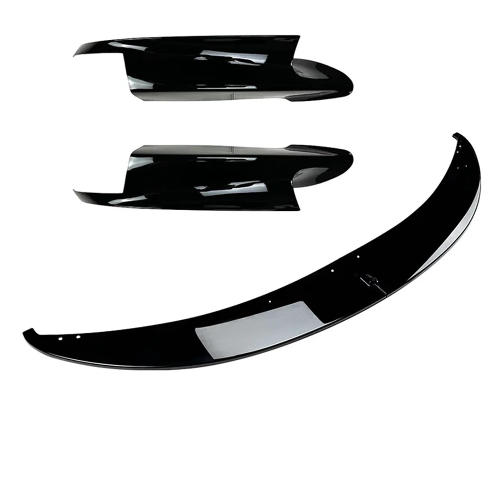 Front Spoiler Lippe Für 3er E90 E91 E92 E93 M3 2006-2013 ABS Frontstoßstange Lip Splitter Diffusor Body Kit Spoiler Stoßstange Schutzfolie Frontstoßstange Lippe(Gloss Black A B) von WINVOX