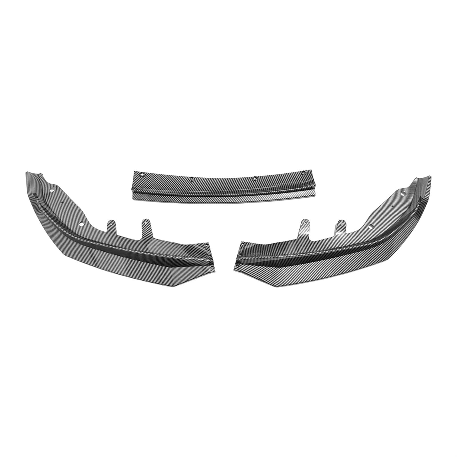 Front Spoiler Lippe Für 4 Serie G22 G23 M440i M440d 430d 430i 2020-2023 Diffusor Splitter Stoßstange Deflektor Abdeckung Front Stoßstange Spoiler Lip Frontstoßstange Lippe(Carbon Look) von WINVOX