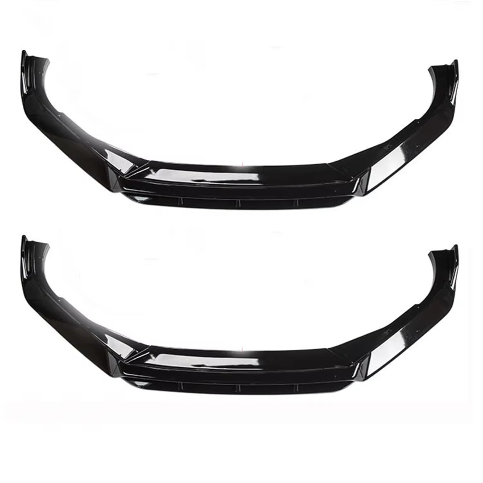 Front Spoiler Lippe Für Accord 10th GEN 2018 2019 2020 2021 Auto Vorderen Stoßfänger Lip Diffusor Spoiler Glanz Schwarz Körper Kits Tuning Frontstoßstange Lippe(Glossy Black) von WINVOX