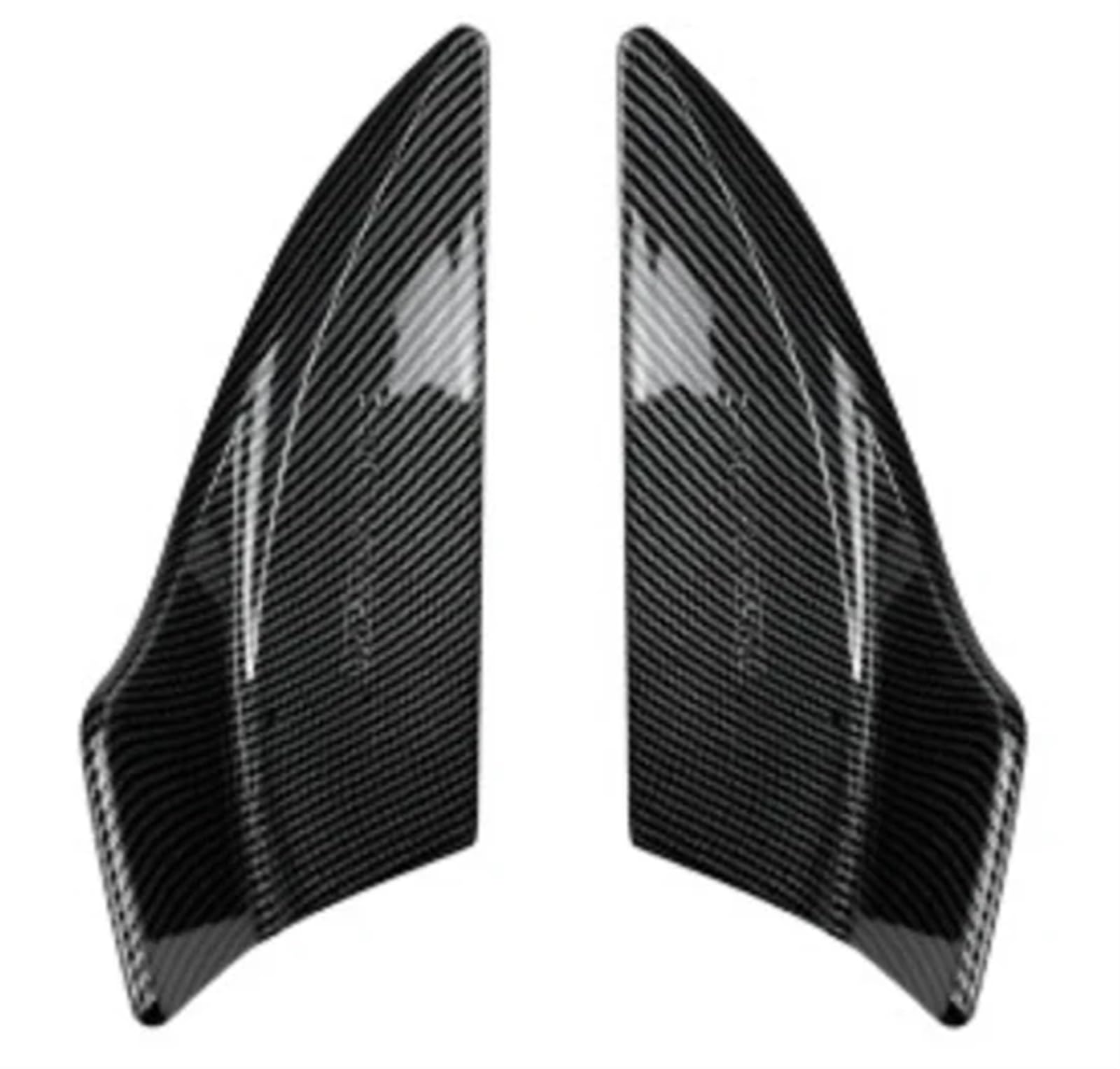 Front Spoiler Lippe Für Benz C W206 S206 Für AMG C43 2021-2024 Frontschürze Spoiler Ecke Protector Canard Diffusor Splitter Frontstoßstange Lippe(Carbon Look) von WINVOX