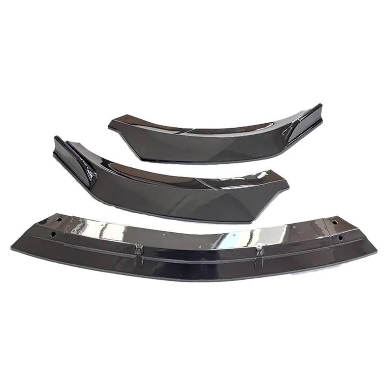 Front Spoiler Lippe Für Benz Für CLA Klasse C117 W117 2016-2019 Front Stoßstange Splitter Lip Spoiler Diffusor Schutz Schutz Abdeckung Trim Frontstoßstange Lippe(Gloss Black) von WINVOX