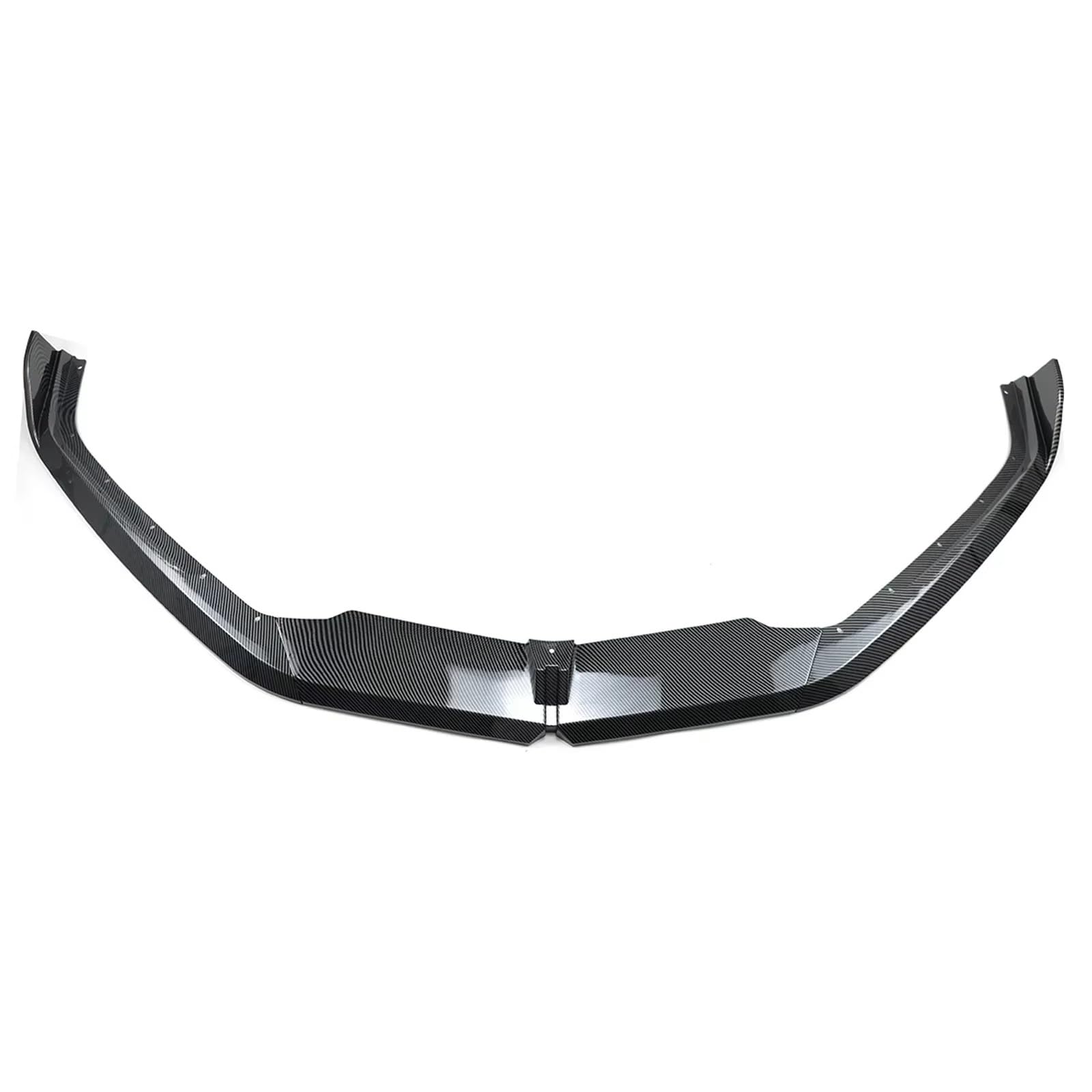 Front Spoiler Lippe Für Chevrolet Für Corvette C8 2020-2023 Auto Vorderen Stoßfänger Lip Diffusor Splitter Spoiler Carbon Faser Stil Glänzend Schwarz Frontstoßstange Lippe(Carbon Style) von WINVOX