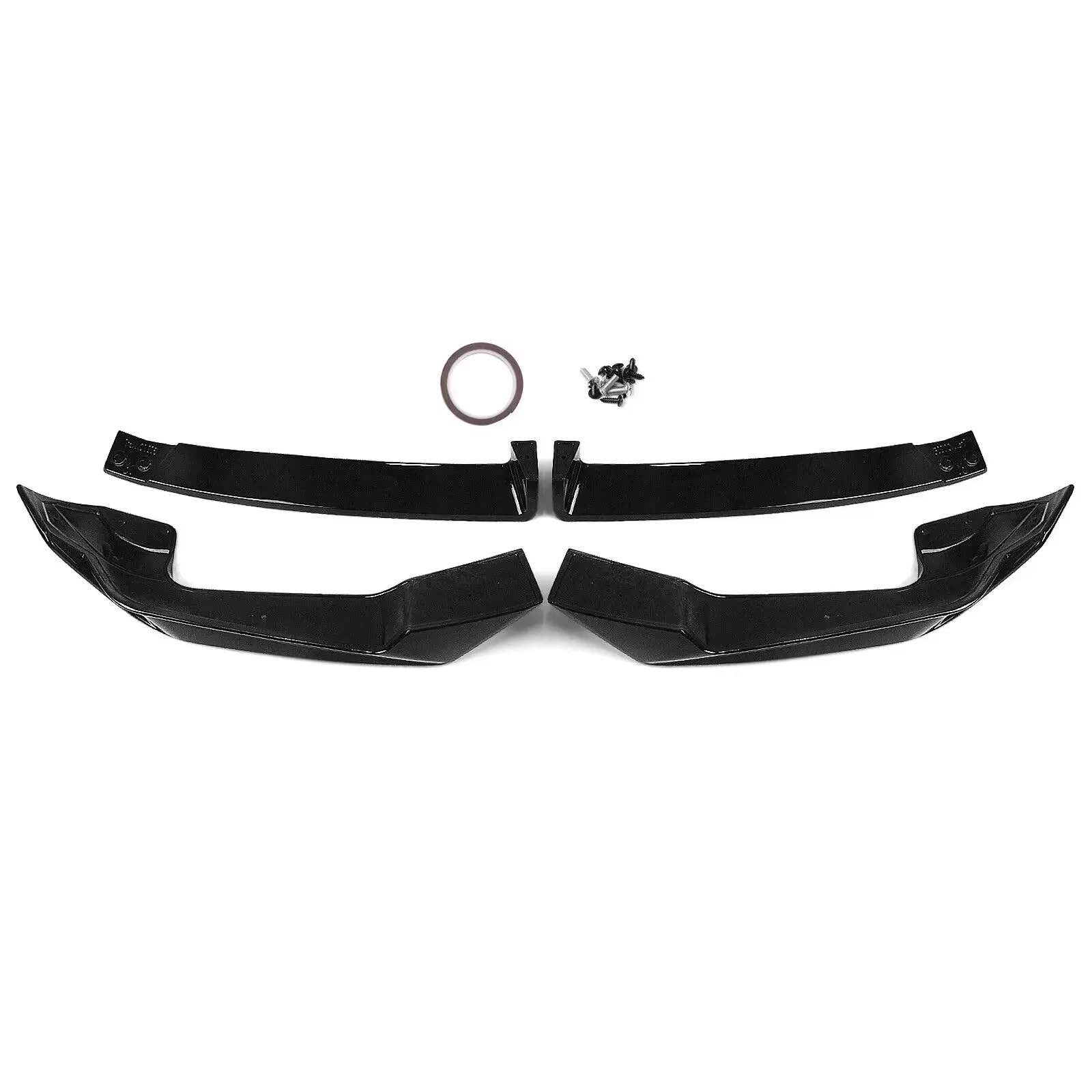 Front Spoiler Lippe Für Für X6 G06 Für LCI Sport 2023 2024 Kit Glänzend Schwarz Carbon Fiber Stil Front Stoßstange Spoiler Splitter Lip Frontstoßstange Lippe von WINVOX