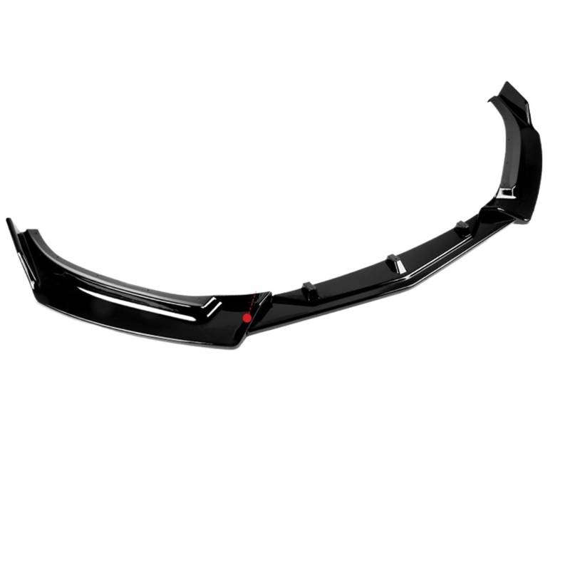 Front Spoiler Lippe Für Mazda 3 Für Axela 2014 2015 2016 2017 2018 Auto Vorderen Stoßfänger Spoiler Lip Body Kit Stoßstange Diffusor Schutz Frontstoßstange Lippe(Glossy Black) von WINVOX