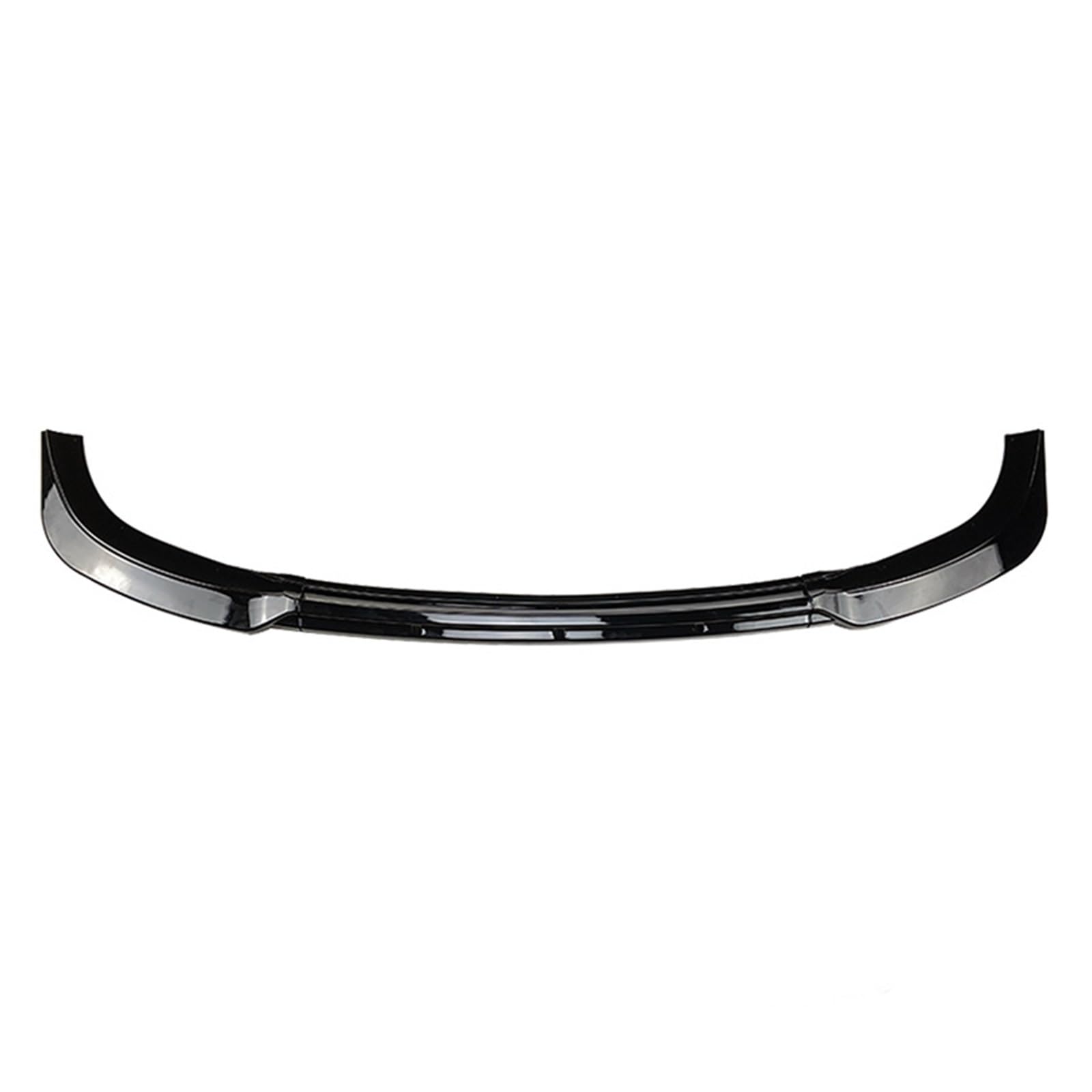 Front Spoiler Lippe Für VW ID3 2019 2020 2021 2022 3Pcs ABS Auto Vorderen Stoßfänger Lip Spoiler Glänzend Schwarz Oder Carbon Fiber Look Frontstoßstange Lippe(Glossy Black) von WINVOX