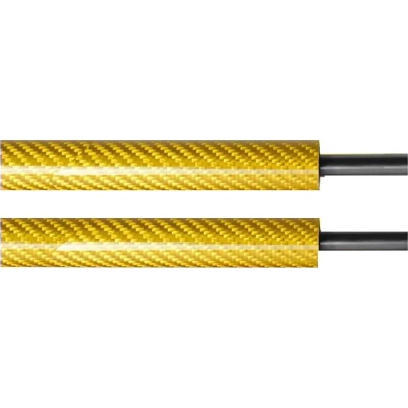 Gasfeder Dämpfer Heckklappe Für Acty Für Die Für Zweite Für Generation HH3 HH4 5-Türer Van Kofferraum-Gasdruckfedern Federn Dämpfer Heckklappenliftstützen Heckklappendämpfer(Yellow Carbon Fiber) von WINVOX