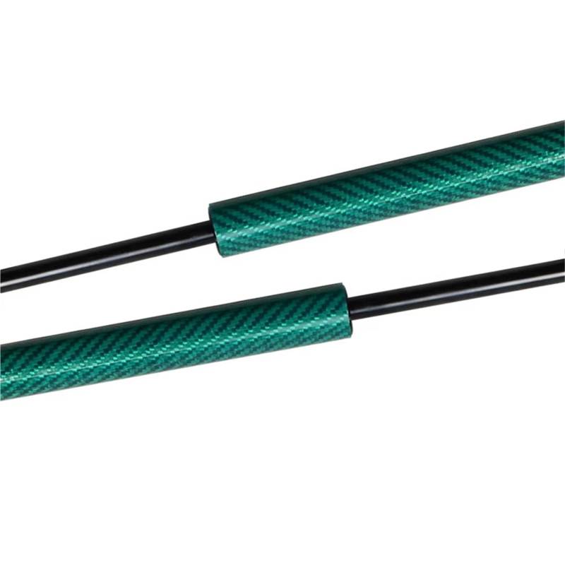 Gasfeder Dämpfer Heckklappe Für VW Für Polo Mk5 6R 6C 61 Schrägheck Gasdruckfedern Hebeunterstützung Federabsorber Heckklappe Kofferraum Kofferraumdämpfer Heckklappendämpfer(Green Carbon Fiber) von WINVOX