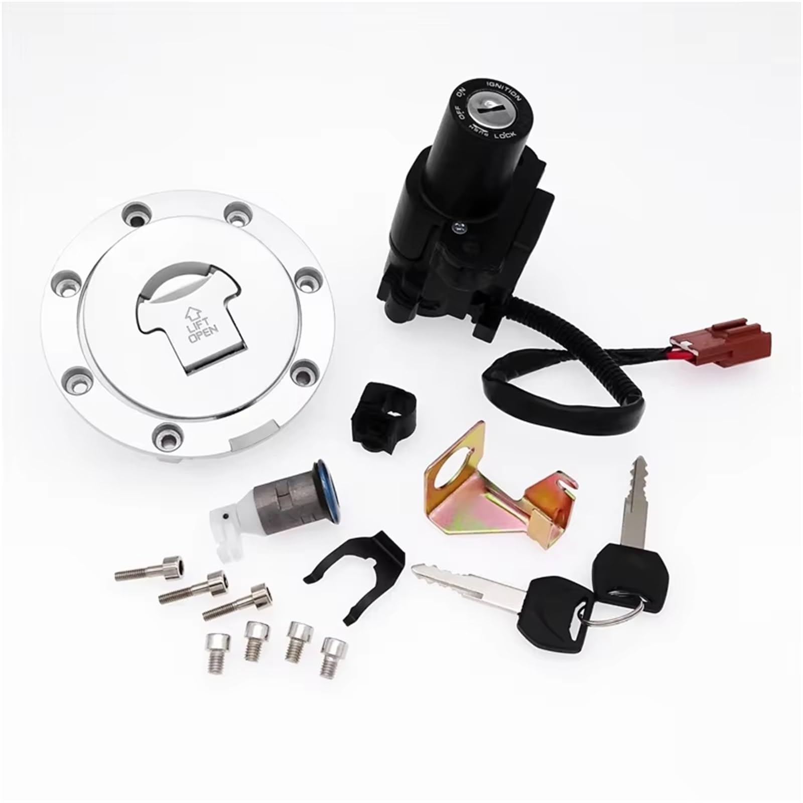 Motorrad Zündschlüsselschalter Für CBR600RR Für CBR1000RR Für CBR 600RR 1000RR 2007-2016 Motorrad Gas Kraftstoff Benzin Tankdeckel Zündschloss Schloss Abdeckung Zündschloss Motorrad Zündschlüsselschalter Für CBR600RR Für CBR1000RR Für CBR 600RR 1000RR 2007-2016 Motorrad Gas Kraftstoff Benzin Tankdeckel Zündschloss Schloss Abdeckung Zündschloss von WINVOX