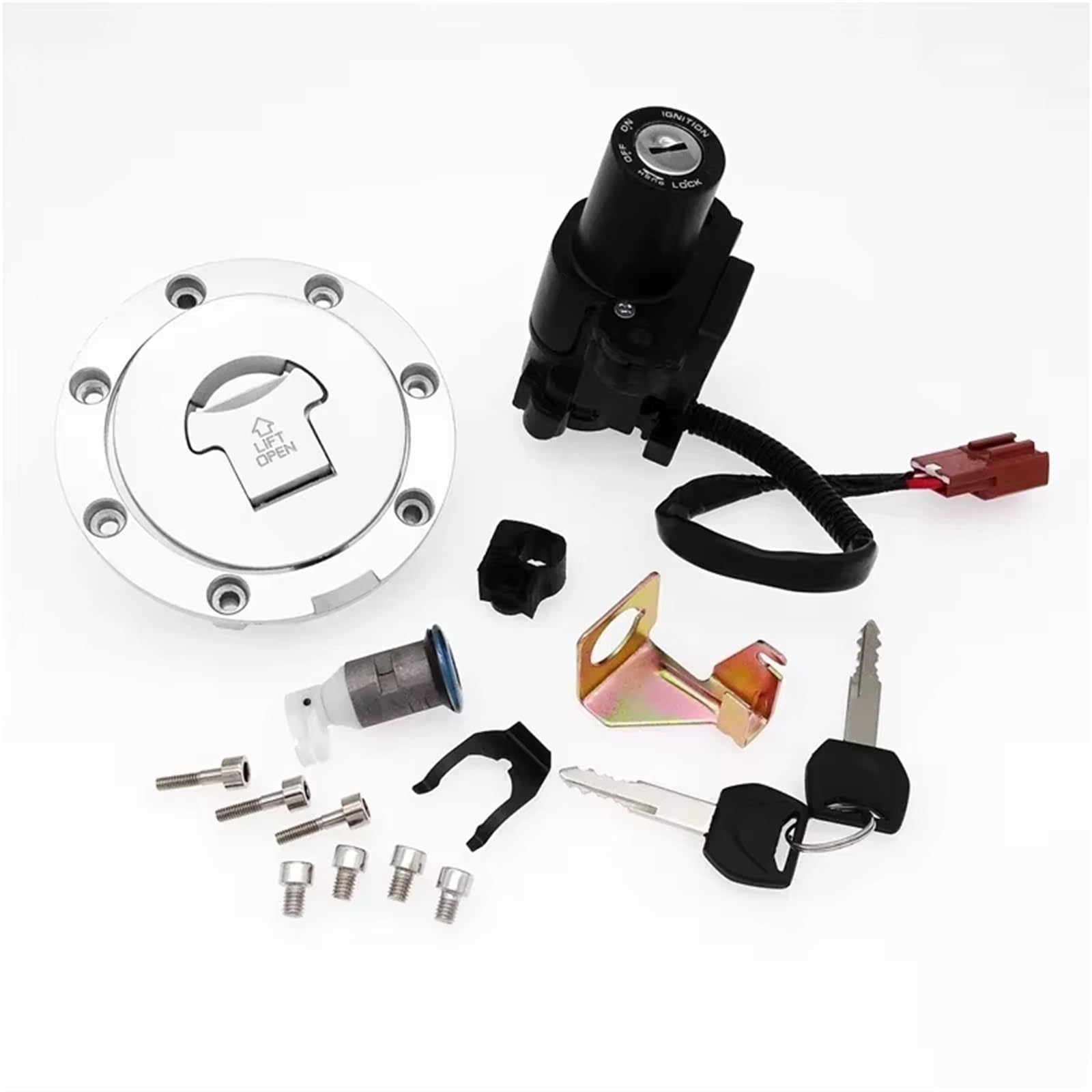 Motorrad Zündschlüsselschalter Für CBR600RR Für CBR1000RR Für CBR 600RR 1000RR 2007-2016 Motorrad-Gas-Kraftstoff-Benzin-Tankdeckel Zündschloss-Sperrabdeckung Zündschloss Motorrad Zündschlüsselschalter Für CBR600RR Für CBR1000RR Für CBR 600RR 1000RR 2007-2016 Motorrad-Gas-Kraftstoff-Benzin-Tankdeckel Zündschloss-Sperrabdeckung Zündschloss von WINVOX