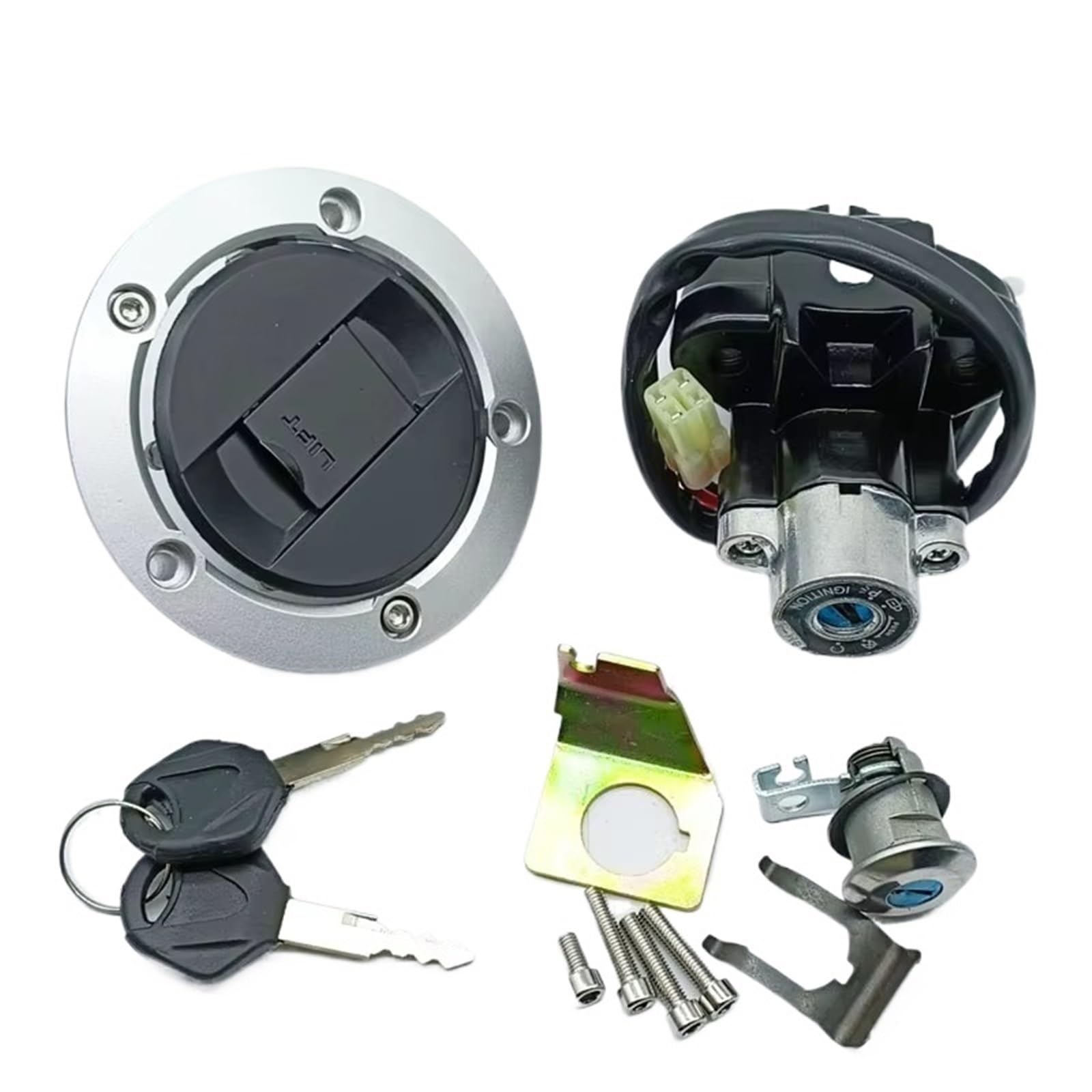 Motorrad Zündschlüsselschalter Für GSXR1000 03-04 1000Z 03-04 Für SFV650 Für Gladius 09-15 Für Suzuki 37000-16820 Zündschloss Tankdeckel Sitzschloss Schlüsselsatz Zündschloss Motorrad Zündschlüsselschalter Für GSXR1000 03-04 1000Z 03-04 Für SFV650 Für Gladius 09-15 Für Suzuki 37000-16820 Zündschloss Tankdeckel Sitzschloss Schlüsselsatz Zündschloss von WINVOX