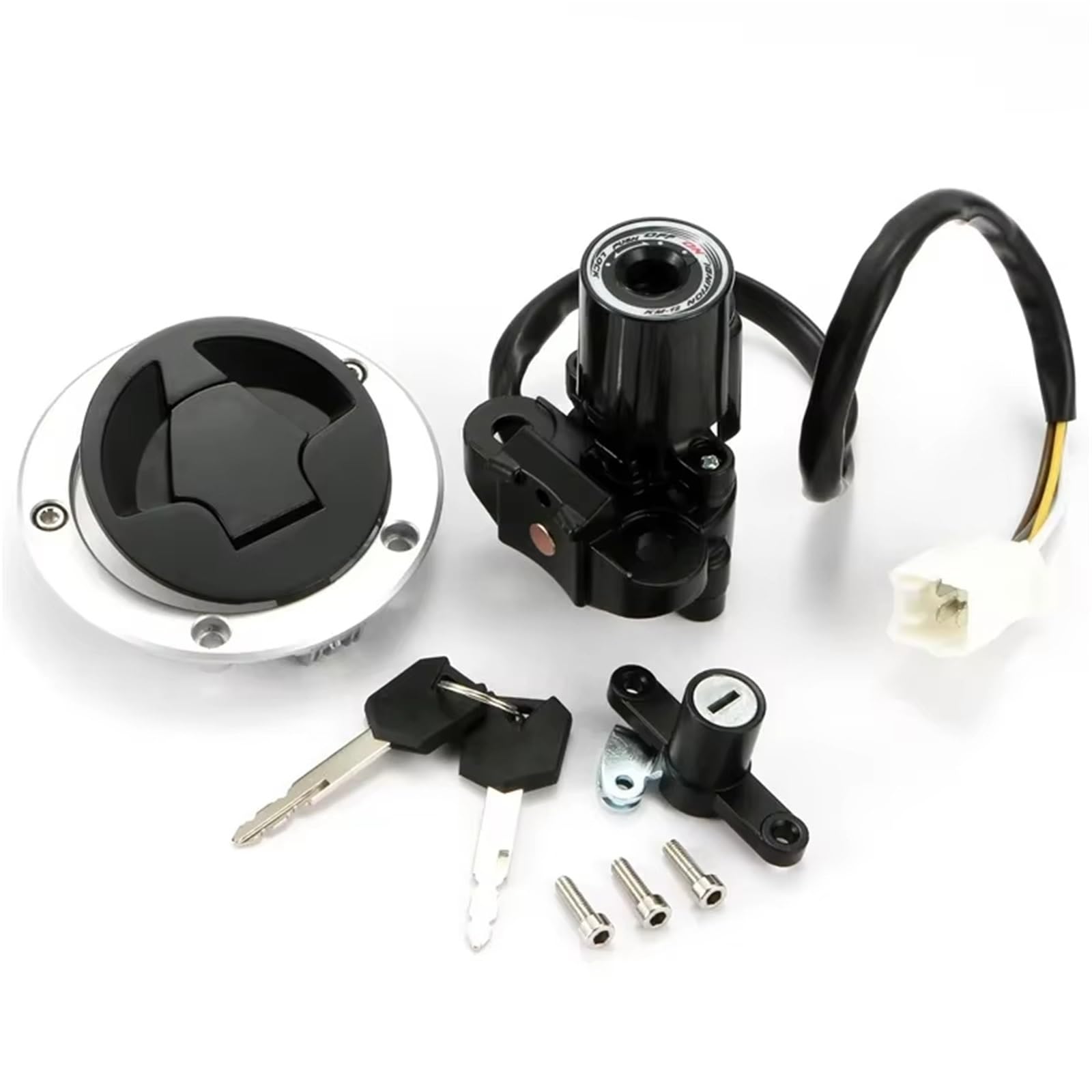 Motorrad Zündschlüsselschalter Für Kawasaki Für ZX-6R 636 Für Z1000SX 2011-2016 1 Set Motorrad Zündschloss Tankdeckel Schloss Zündschloss Motorrad Zündschlüsselschalter Für Kawasaki Für ZX-6R 636 Für Z1000SX 2011-2016 1 Set Motorrad Zündschloss Tankdeckel Schloss Zündschloss von WINVOX