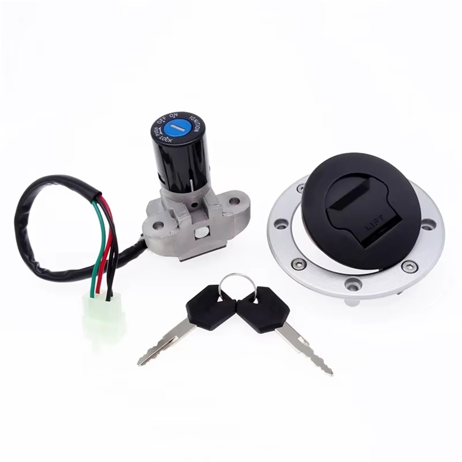 Motorrad Zündschlüsselschalter Für Suzuki RF400/600/900 Für GSXR1000 Für TL1000R Für GSF1200 SV650 Motorrad-Zündschlossschloss + Tankdeckel Mit 2 Schlüssel-Kits Zündschloss Motorrad Zündschlüsselschalter Für Suzuki RF400/600/900 Für GSXR1000 Für TL1000R Für GSF1200 SV650 Motorrad-Zündschlossschloss + Tankdeckel Mit 2 Schlüssel-Kits Zündschloss von WINVOX