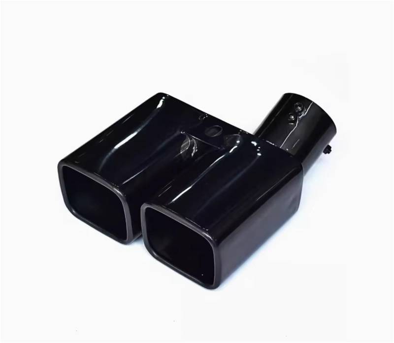 Schalldämpferspitze Für Alphard Modifikation Dual Square Edelstahl Auspuffspitzen Autozubehör Auspuffrohr Auto Auspuff Endrohr(Schwarz) von WINVOX