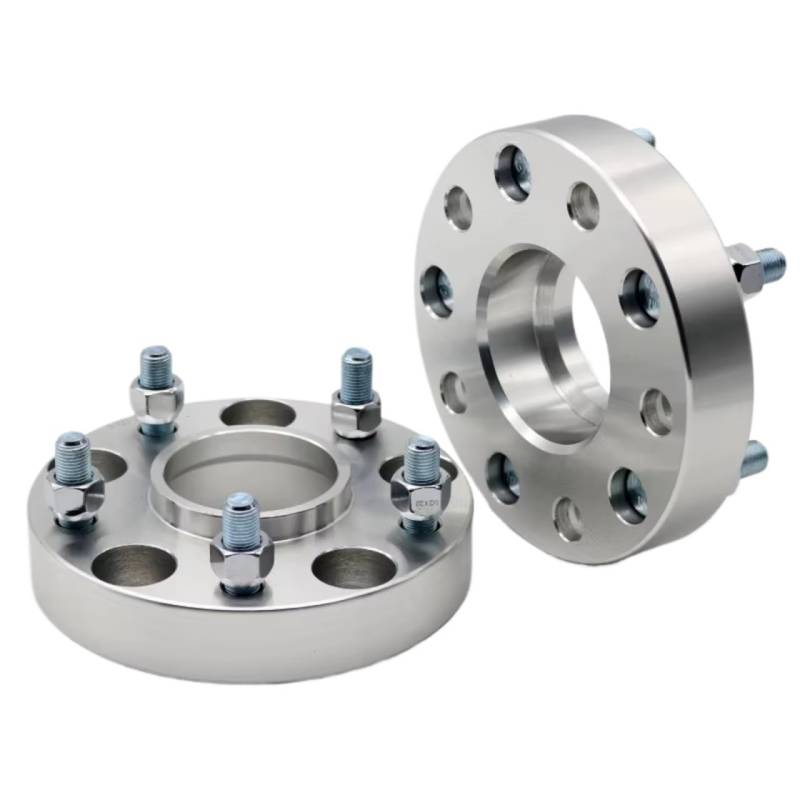 Spurverbreiterungen Für Chevrolet Für Camaro Universal Auto M14xP1,5 2 Stück 15/20/25/30/35mm PCD 5x120 CB 67,1mm Rad Spacer Adapter 5 Lug Anzug Auto Distanzscheiben(30mm Silver) von WINVOX