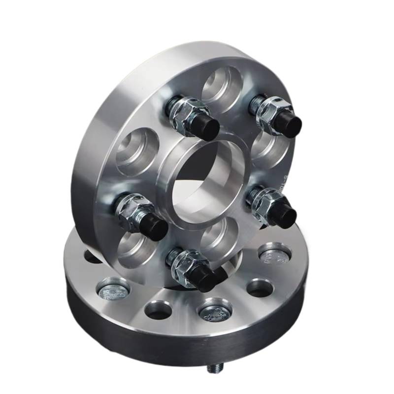 Spurverbreiterungen Für MAZDA 2 Stück 20/25/30/35/40/50 mm PCD 5x114,3 CB 67,1 mm Spurverbreiterungsadapter 5 Lug Anzug Auto Distanzscheiben(30mm Silver) von WINVOX