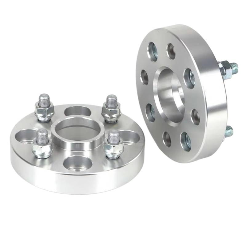 Spurverbreiterungen Für Universal Auto M12XP1.5 12xP1.25 2 Stück 5/20/25/30/35mm PCD 4x100 Mitte Bohrung 60,1mm Rad Spacer Adapter Flansch 4 Lug Anzug Auto Distanzscheiben(60mm P12x1.25) von WINVOX