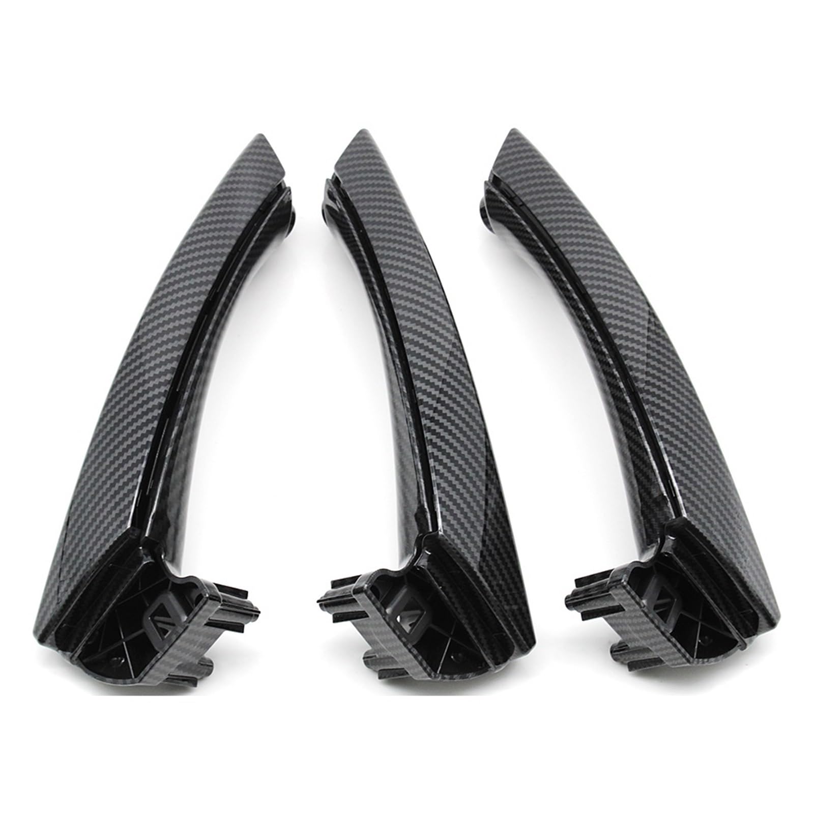 Türgriff Innentür Auto Für 3 Serie E90 E91 E92 316 318 320 325 328i 2004-2012 6piece Vollständige Set LHD RHD Passagier Innen Tür Pull Griff Abdeckung Trim Innen Autotürgriff(LHD Set Carbon) von WINVOX