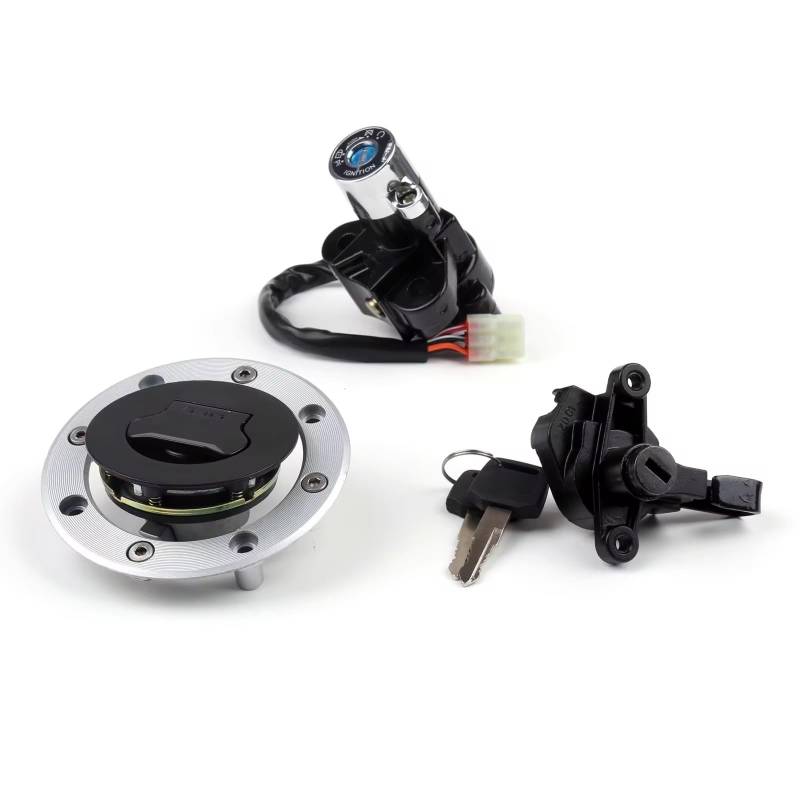 WINVOX Zündschlüssel Schalter Für Suzuki Für GSF600 Für GSF1200 Für Bandit Zündschloss Schloss & Fuel Gas Cap Key Set Motorrad Zündschloss von WINVOX