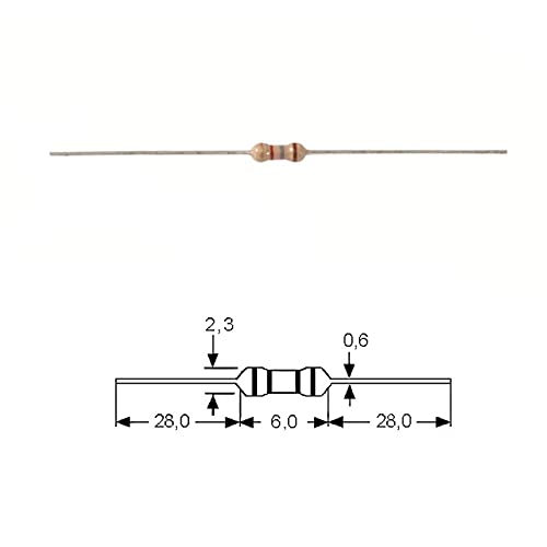 WITTKOWARE Kohleschicht-Widerstand, 0207, 1/4W, 5%, 4K7, 100 Stück von WITTKOWARE