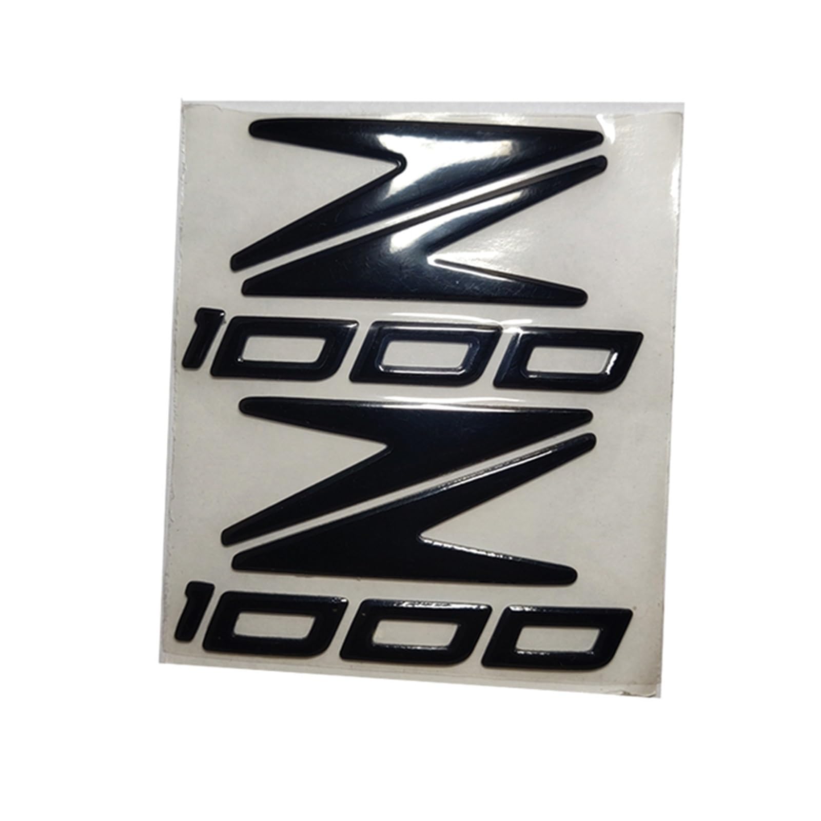 Motorrad 3D Emblem Abzeichen Aufkleber Tank Ninja Z250 Z800 Z1000 Aufkleber Für Ninja Serie Z800 Z250 ZX9R 300RZX6R 636 (Farbe : Z1000 Black) von WITTSY