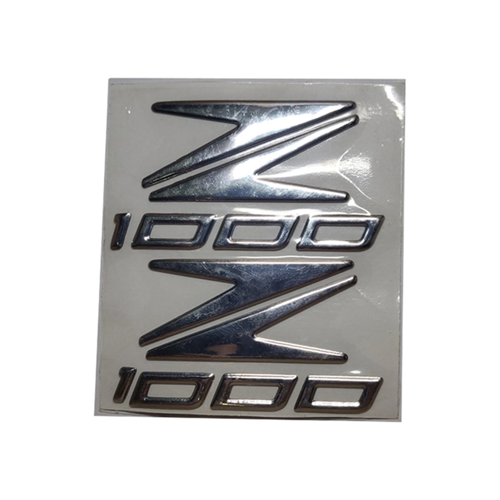 Motorrad 3D Emblem Abzeichen Aufkleber Tank Ninja Z250 Z800 Z1000 Aufkleber Für Ninja Serie Z800 Z250 ZX9R 300RZX6R 636 (Farbe : Z1000 Silver) von WITTSY