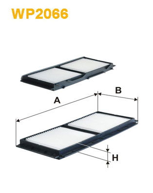 Filter, Innenraumluft WIX WP2066 von WIX