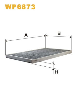 Filter, Innenraumluft WIX WP6873 von WIX