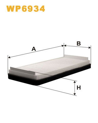 Filter, Innenraumluft WIX WP6934 von WIX