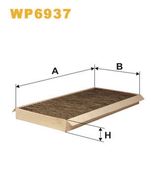 Filter, Innenraumluft WIX WP6937 von WIX
