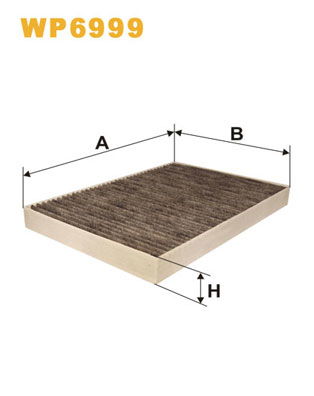 Filter, Innenraumluft WIX WP6999 von WIX