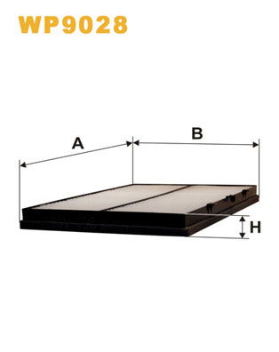 Filter, Innenraumluft WIX WP9028 von WIX