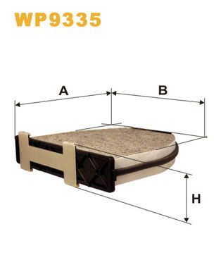 Filter, Innenraumluft WIX WP9335 von WIX