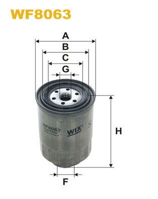 Kraftstofffilter WIX WF8063 von WIX