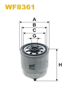 Kraftstofffilter WIX WF8361 von WIX