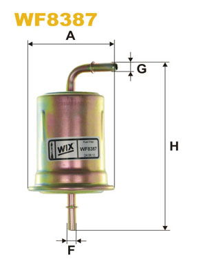 Kraftstofffilter WIX WF8387 von WIX