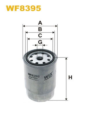 Kraftstofffilter WIX WF8395 von WIX