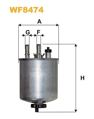 Kraftstofffilter WIX WF8474 von WIX