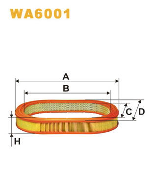 Luftfilter WIX WA6001 von WIX