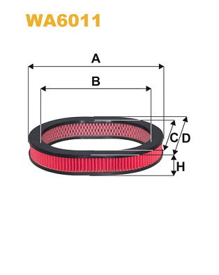 Luftfilter WIX WA6011 von WIX