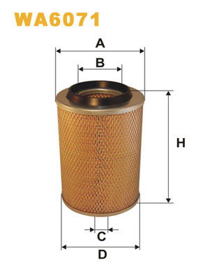 Luftfilter WIX WA6071 von WIX