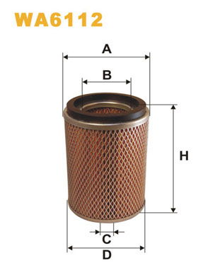 Luftfilter WIX WA6112 von WIX