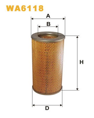 Luftfilter WIX WA6118 von WIX