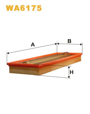 Luftfilter WIX WA6175 von WIX