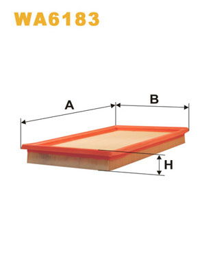 Luftfilter WIX WA6183 von WIX